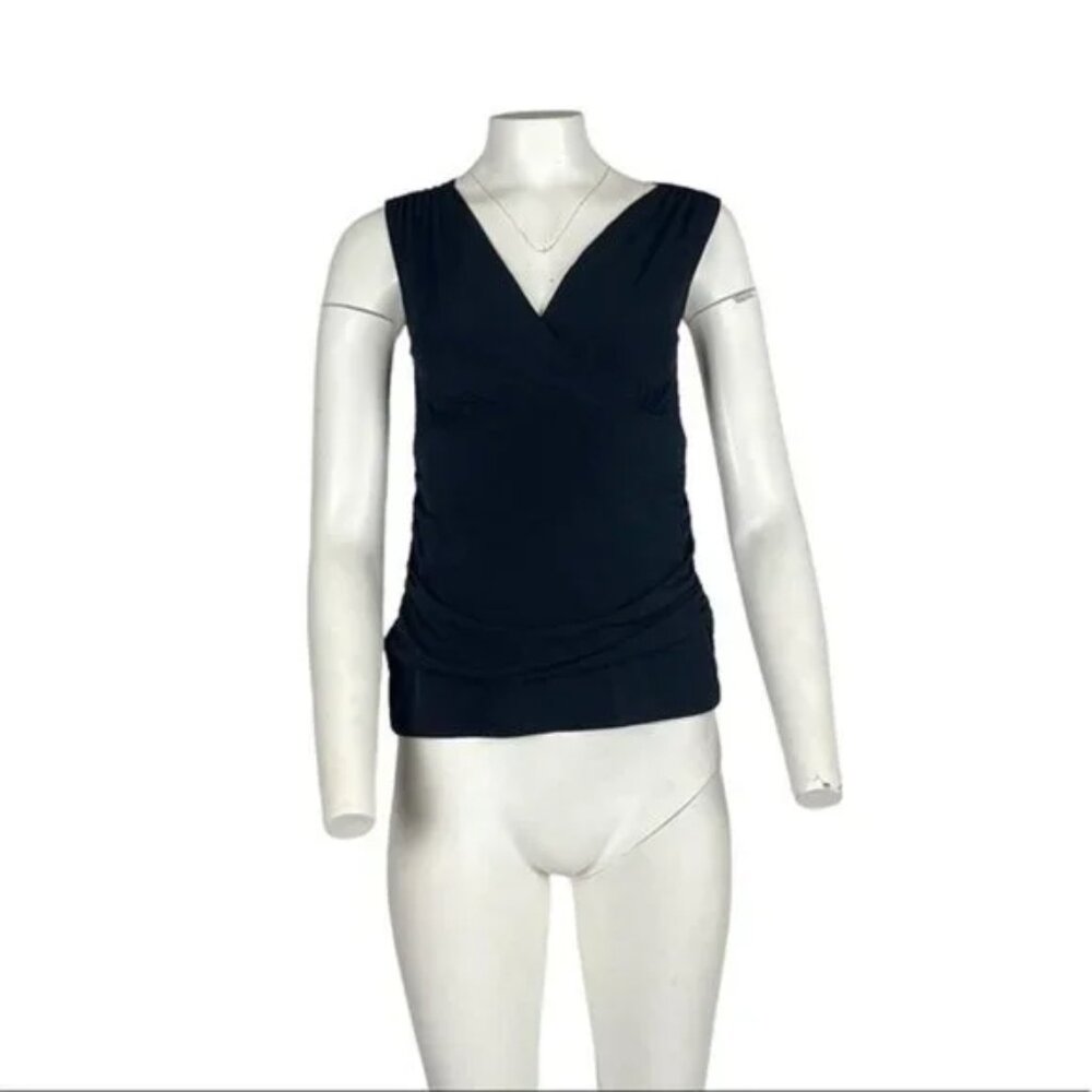 Jcpenney Sleeveless Blouse Black Size M